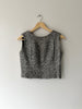 Salt & Pepper Wool Top | 1960s