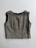 Salt & Pepper Wool Top | 1960s