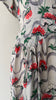 Geranium Silk Dress | 1940s