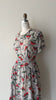 Geranium Silk Dress | 1940s