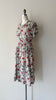 Geranium Silk Dress | 1940s
