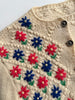 Handknit Crewelwork Wool Cardigan | 1950s