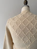 Handknit Crewelwork Wool Cardigan | 1950s