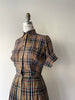 Wotten Plaid Dress | 1950s