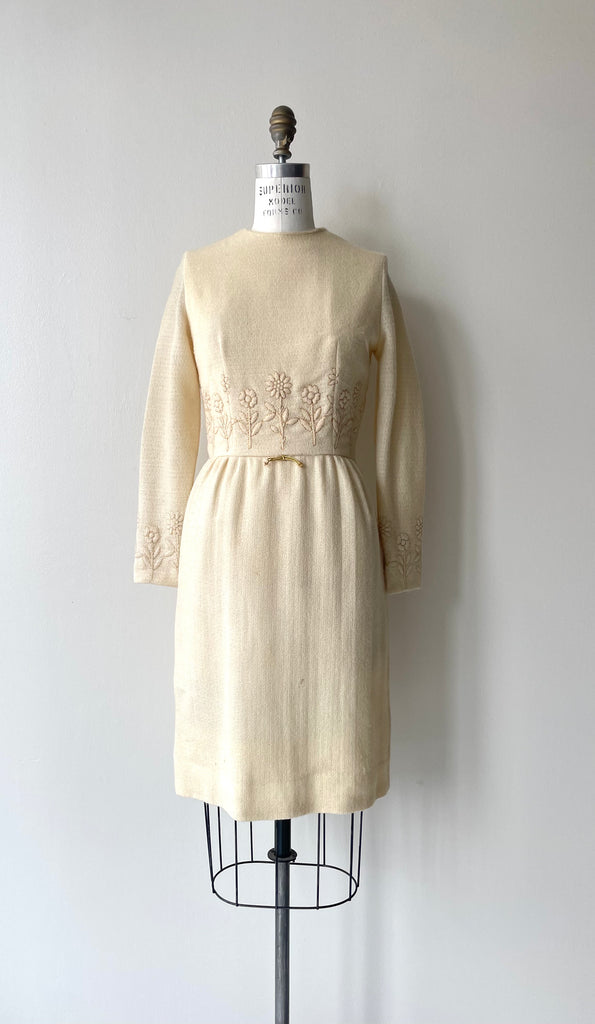 Winter Flowers Dress | 1960s Winter Flowers Dress | 1960s