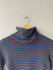 Striped Wool Turtleneck | 1970s