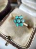 Vintage 9K Gold & Turquoise Ring
