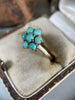 Vintage 9K Gold & Turquoise Ring