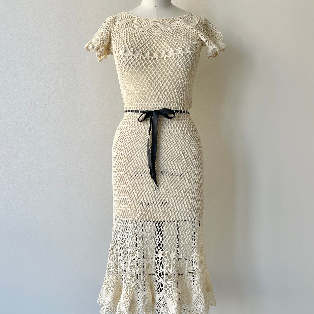 Emmanuelle Crochet Dress