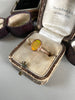 Vintage 9K Gold Fire Opal Ring