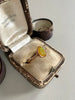 Vintage 9K Gold Fire Opal Ring