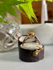 Vintage 9K Gold Fire Opal Ring