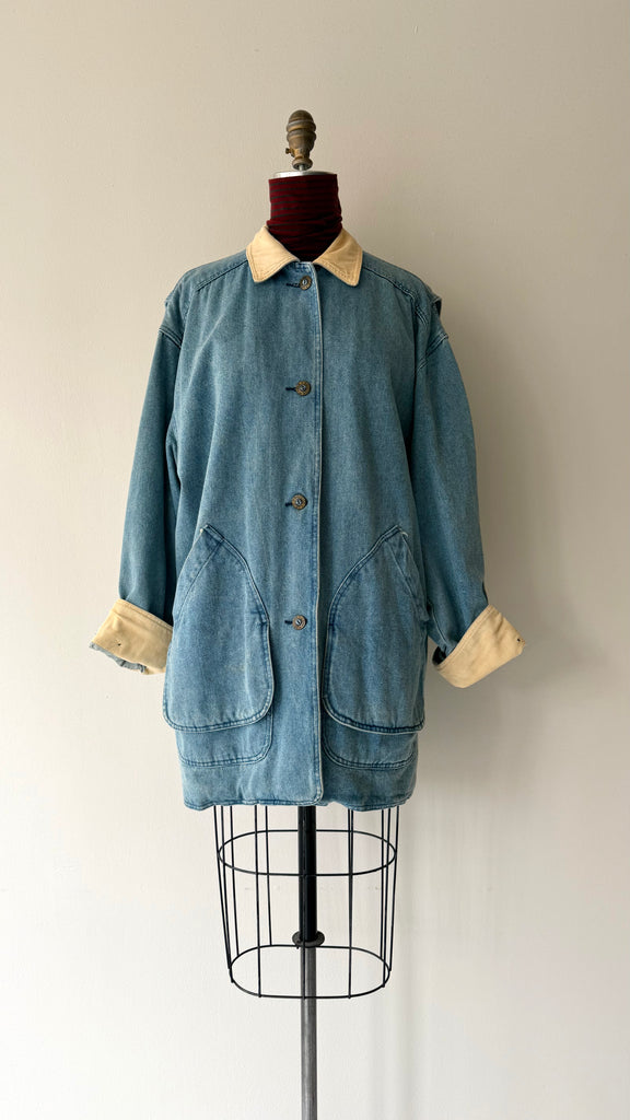 British Mist Denim Coat | 1990s