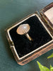 9K Gold Agate Ring