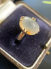9K Gold Agate Ring