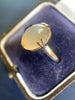 9K Gold Agate Ring