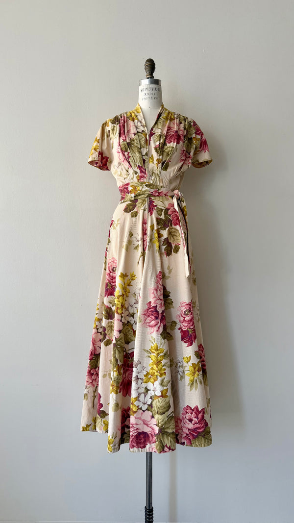 Kelmscott Cotton Dress | 1930s DEAR GOLDEN Kelmscott Cotton Dress | 1930s DEAR GOLDEN