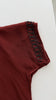 Oxblood Silk Beaded Top | 1920s