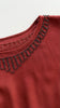 Oxblood Silk Beaded Top | 1920s
