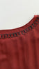 Oxblood Silk Beaded Top | 1920s
