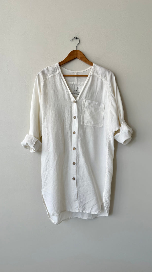 Long Linen Shirt