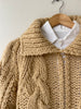 Double Cable Wool Sweater | 1960s
