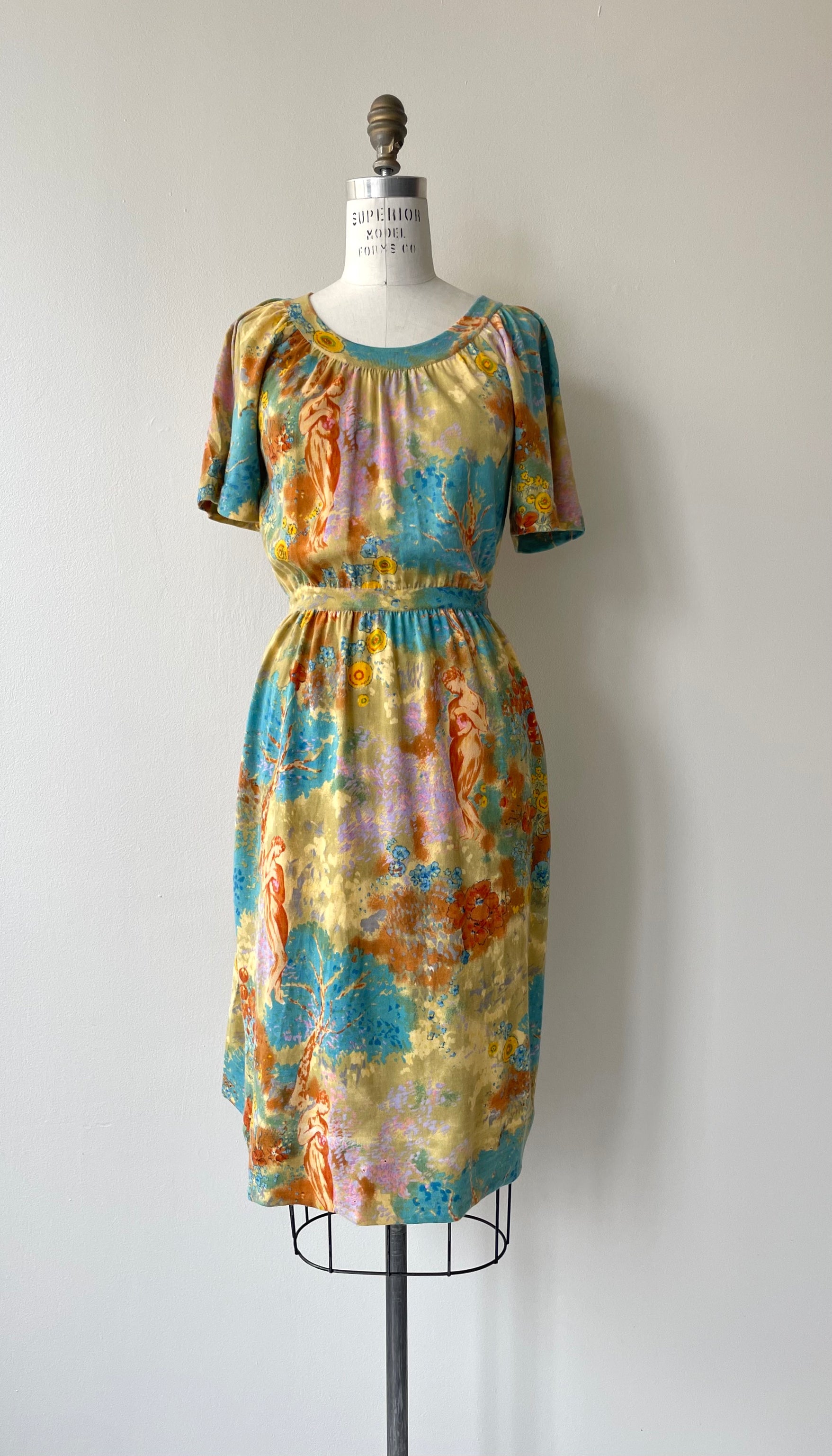Goldworm Wool Knit Dress | 1970s