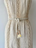 Linen Crewel Dress | 1960s
