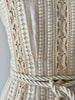 Linen Crewel Dress | 1960s