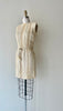 Linen Crewel Dress | 1960s
