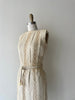 Linen Crewel Dress | 1960s