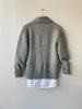 Pewter Wool Cardigan | 1980s