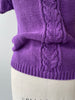 Deep Purple Cotton Sweater