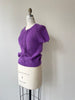 Deep Purple Cotton Sweater