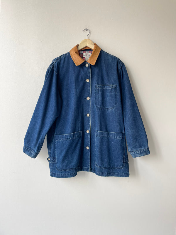 Flannel Lined Denim Barn Coat