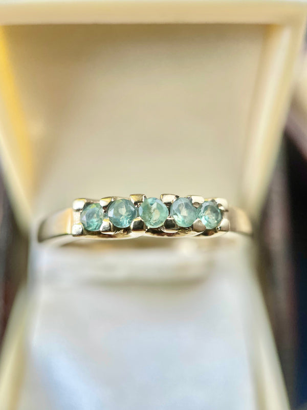 Vintage 9K Alexandrite Ring