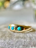 Vintage Turquoise 9K Gold Ring