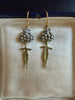 Queen Anne's Lace &amp; Leaf Earrings