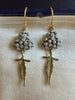 Queen Anne's Lace &amp; Leaf Earrings