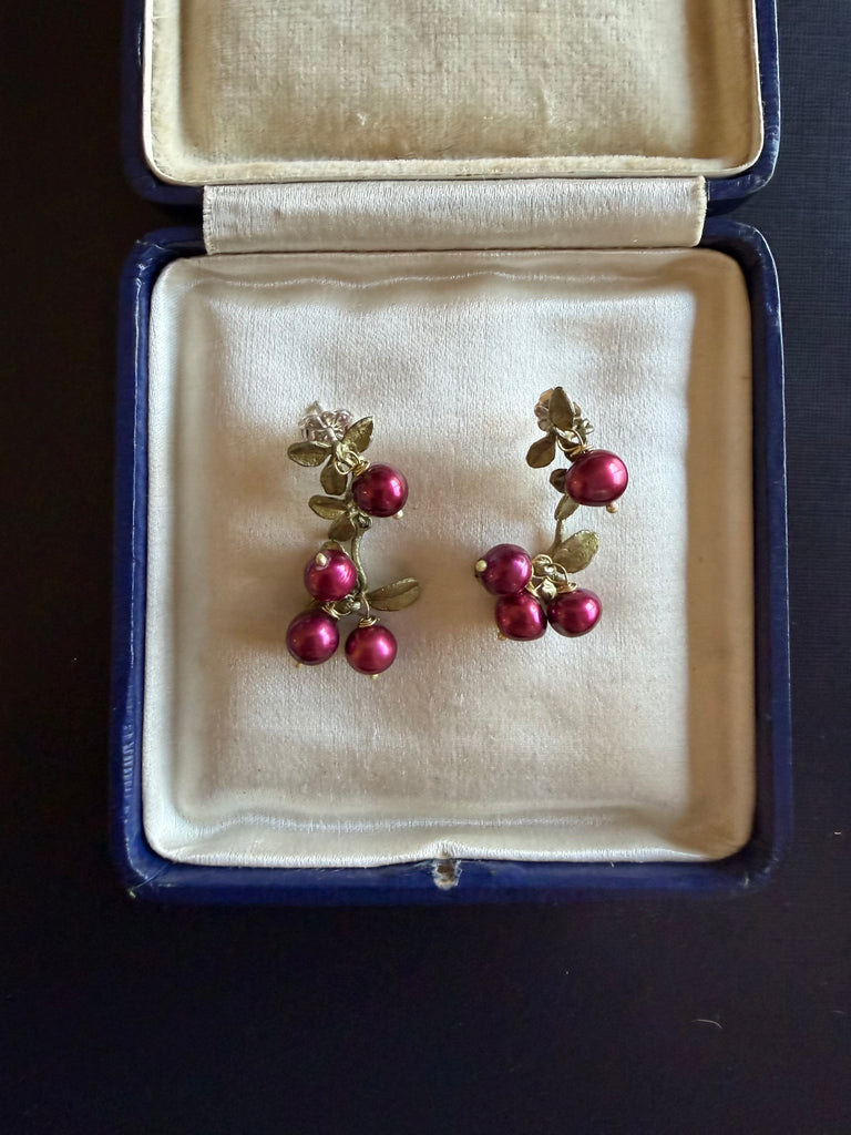 Cranberry Earrings