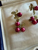 Cranberry Earrings