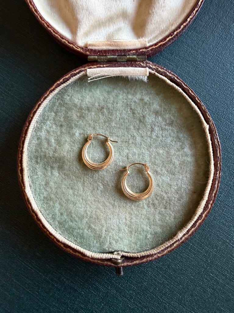 Aureate 10K Hoop Earrings