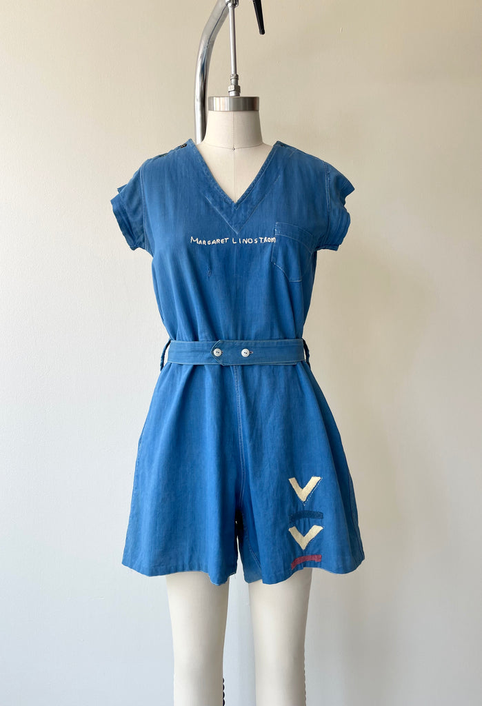 1940s Athletic Romper