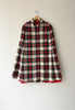 Reversible Wool Tartan Cape | 1950s