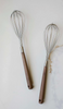 Wooden & Stainless Kitchen Whisks