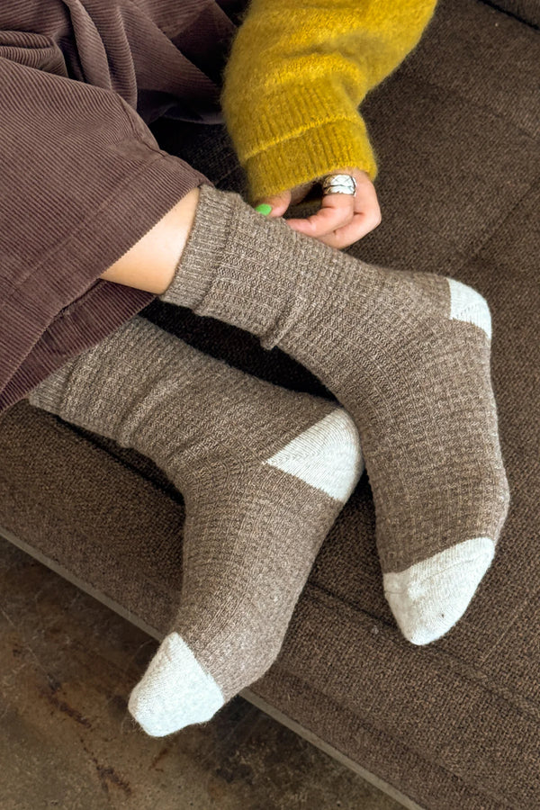 Wool Waffle Socks | Le Bon Shoppe