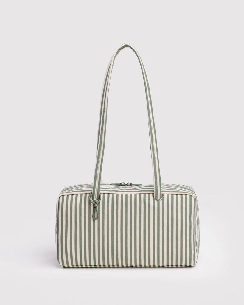 BAGGU Bowler Bag | Sage Stripe