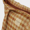 Gingham Jacquard Large Zippered Bag | De La Mur
