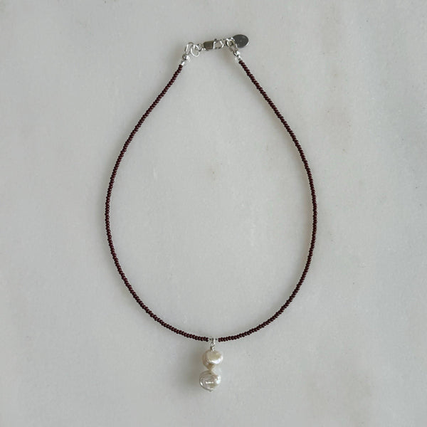 Pearl Drop Necklace | Sea & Pattern