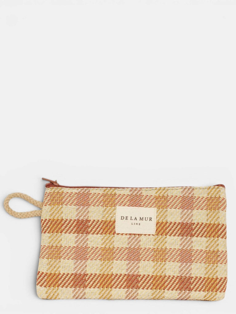 Gingham Jacquard Coin Purse | De La Mur
